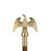 Frunke Eagle Flagpole Topper Metal Eagle Flag Pole Finial 6"