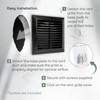 Vent Systems 125mm Outdoor Vent Cover - Bathroom Exhaust Vent