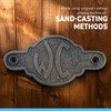 Cast Iron Antique Style WC Door Plaque | toilet |