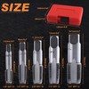 LEONTOOL Pipe Tap, NPT Pipe Tap Set, 5 Pieces, NPT