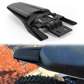 Rear Mudguard Protector for Electric Bike - PSLER Motorcycle Rear Mudguard Extender for Ebike Dirt Bike Light Bee S/X and Segway X160 / X260, PP Plastic, Black