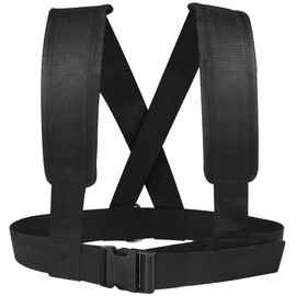 POFET Black Sled Harness Resistance Training Tyre Pull Strap Speed Exerciser