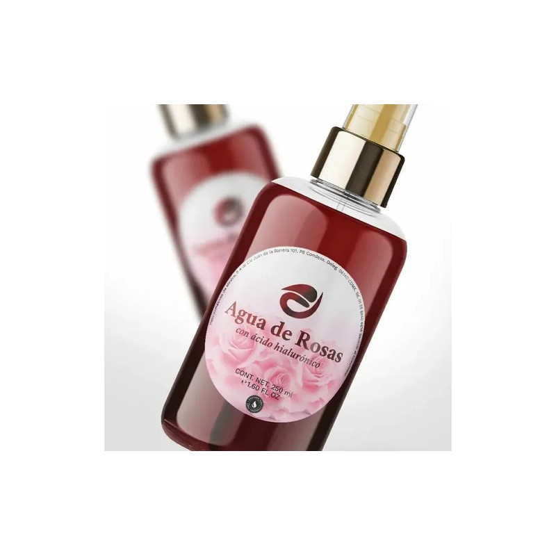 Agua De Rosas Con Acido Hialurónico 250ml Fitomex