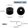 20Pcs Car Wheel Lug Nut Covers,17mm Tire Bolt Caps with