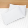 Imperial Rooms Single Duvet Cover Set Brushed Microfiber Plain White