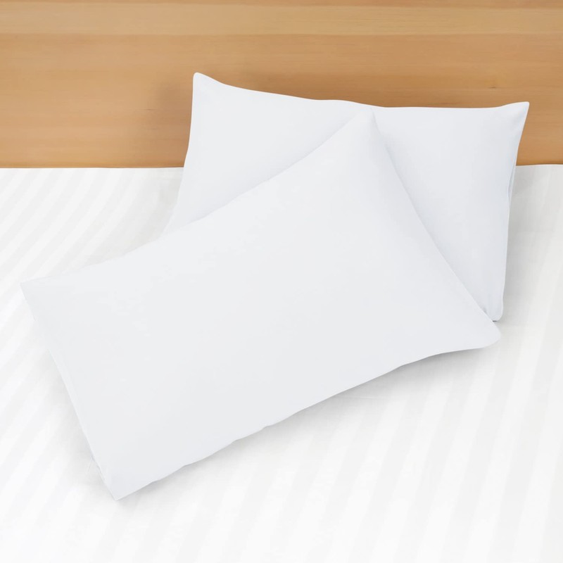 Imperial Rooms Single Duvet Cover Set Brushed Microfiber Plain White