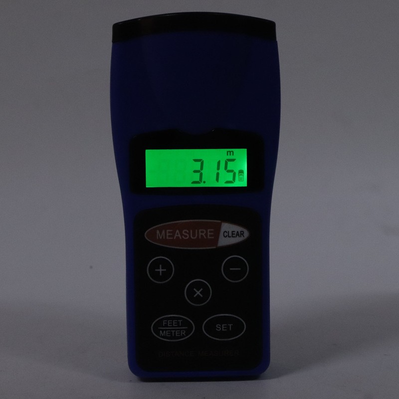 Laser Distance Meter Multifunction 2‑60ft Handheld Portable Digital Laser Distance
