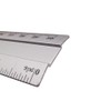 Regla Metálica Resistente, 30 cm, Plateada