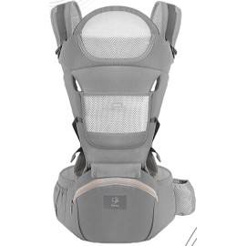 Baby Wrap Carries - Ergonomic Convertible Face-in and Face-Out Front and Back Carry for Newborns and Older Babies - Baby Carrier for Newborn to Toddler with Lumbar Support 7-45 Pounds