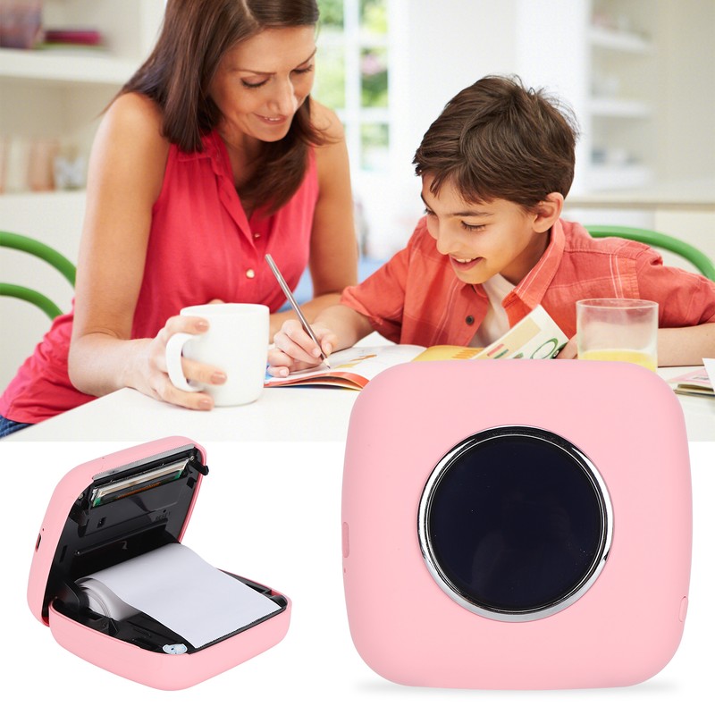 Mini Pocket Printer Bluetooth Thermal Portable Student Wrong Exercise Photo