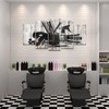 Conipit Barbershop Tools Wall Picture Hair Salon Canvas Art for