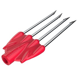 SEAC Killer 4P Long – Fiocina Subacquea a 4 Punte in Acciaio Temperato – Accessorio per Fucili da Pesca Sub – Filetto M7 – Corpo in Nylon Antiurto – Lunghezza Totale 160 mm