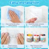 XNBTFK Large Bath Toy Storage Organizer with 3 Compartment Large