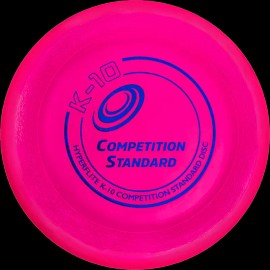 Hyperflite K10 Competition Standard Dog Disc Frisbee Flyer Large 8.75" Assorted - Pink