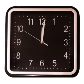 Argenmexwatch Reloj De Pared Clasico Silencioso Cuadrado