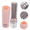 HOMSFOU Lockenkamm, tragbar, faltbar, Haarbürste, faltbar, Haarbürste, Taschenbürste, Massagebürste, runde