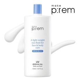 Makeprem 메이크프렘 유브이 디펜스 미 데일리 선플루이드 150ml+(랜덤)튜브2... Makeprem UV Defense Me Daily Sun Fluid 150ml + (Random) Tube 2