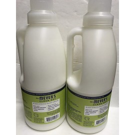 Meyers Lot of 2 Mrs Meyer's clean day Fabric Softener Lemon Verbena Scent - 32 Oz Each