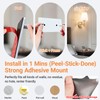 slywise Peel and Stick Wall Sconces Battery Operated: Wireless Adhesive