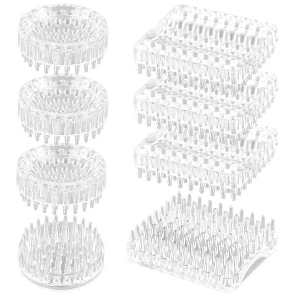 suchkawe 8 X Furniture Cups, Non-Slip Furniture Feet Pads Round