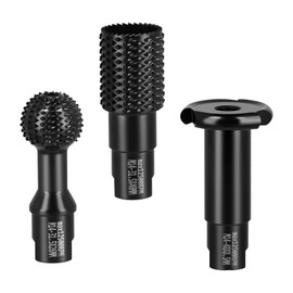 Angle Grinder Wood Carving Tools 3Pcs, Spherical Rotary Grinding Head Angle Grinder Attachments Power Carving Tools for Woodworking Slotting Polishing & Grinding for 115/125 Angle Grinders M14 Thread