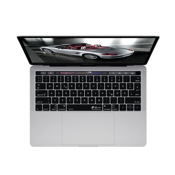 German QWERTZ US Keyboard Cover for MacBook Pro with Touch