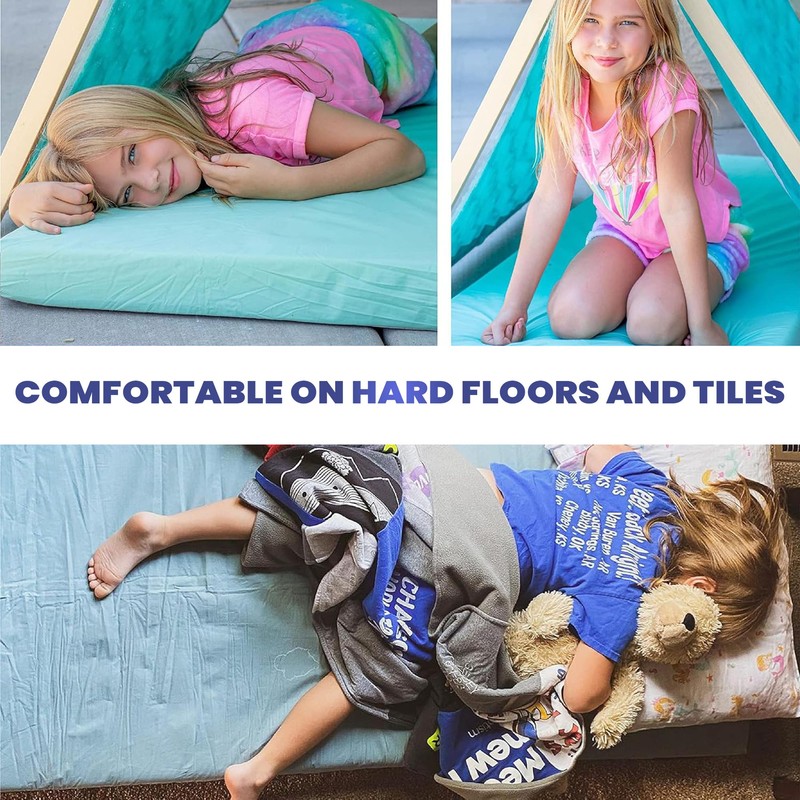 Matrix Cell Memory Foam Roll-Up Camping Mattress for Kids, Folding