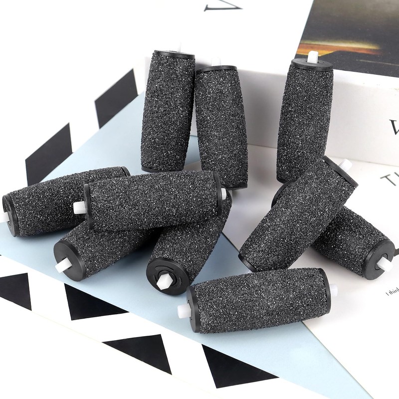 12 Pack Replacement Roller Refill Heads Compatible with Amope Pedi
