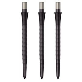 Mission Darts Sniper Points Ripple | Steel Tip Replacement Points | 32mm Black