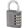 Padlock Combination Aluminum 40mm Titanium