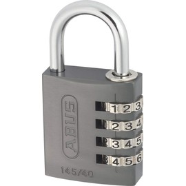 Padlock Combination Aluminum 40mm Titanium