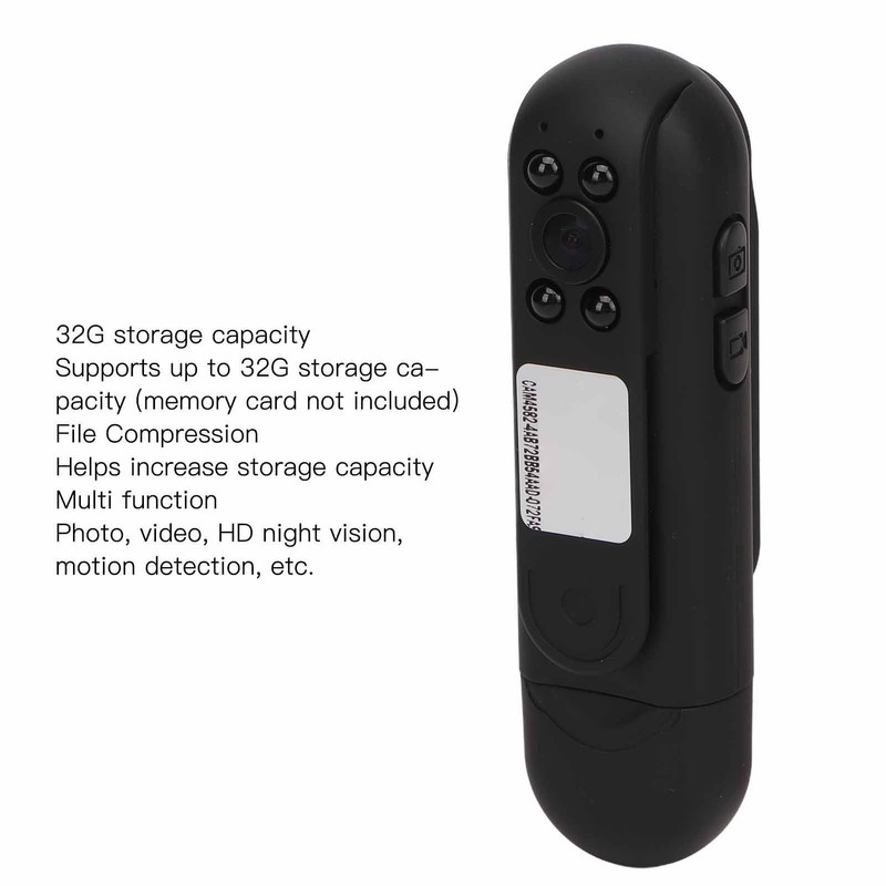 Mini Body Camera Full HD 1080P Night Vision Motion Detection