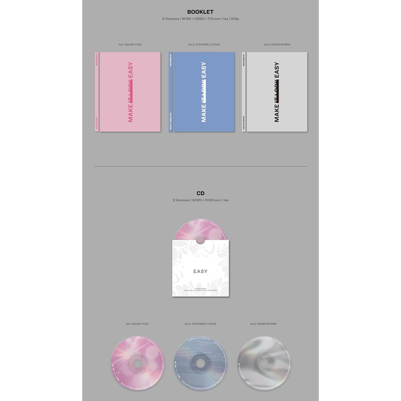 LE SSERAFIM 3rd Mini Album 'EASY'（韓国盤）