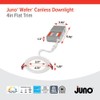 Juno LED Recessed Lights 4 Inch Round Baffle Wafer Downlight,