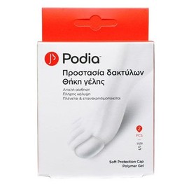 Podia Soft Protection Cap Polymer Gel Small 2 Items