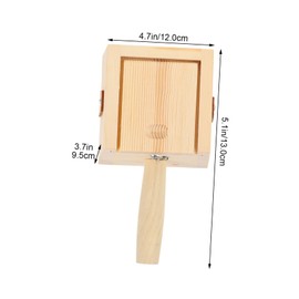 SAFIGLE 1 Set Moxibustion Box Practical Moxa Stick Holder for Safe Moxibustion Care Durable Massage Tool for Back Neck and Belly Relief