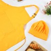 SATINIOR 2 Pcs Chef Costume for Women Men Chef Hat