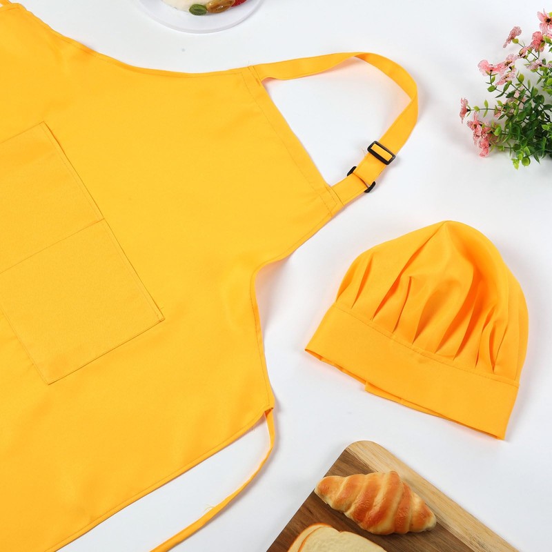 SATINIOR 2 Pcs Chef Costume for Women Men Chef Hat
