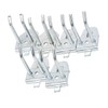 Pack of 6 Double Tool Hooks Metal 4.5 cm for