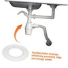 Operitacx 2 Sets Kitchen Sink Stopper Garbage Disposal Drain Adapter