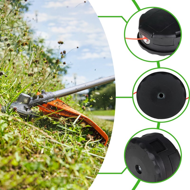 munirater 5-Pack Trimmer Head Replacement for Echo Speed Feed 400