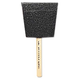 Linzer 8505-1 Foam Brushes, Foam, Wood Handle, 9/16" Thick, 1" Wide (Pack of 50)