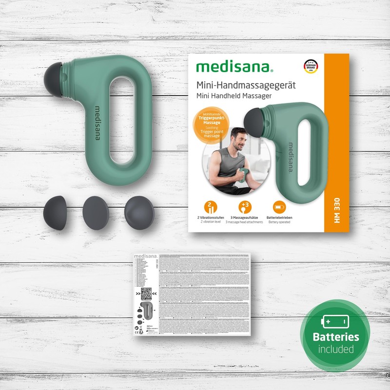 medisana HM 330 Mini Hand Massager for Self-Massage, Massage of