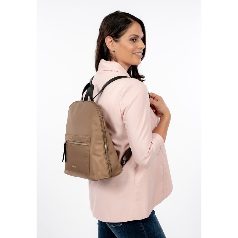 Tamaris Johanna 31816 Women's Backpack Plain Taupe 900, Taupe 900