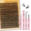 Eyelashes Individual Kit 40D Cluster Lashes Kit Individual Eyelashes Mixed