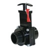 Valterra 7108X ABS Gate Valve, Black, 1-1/2" FPT x MPT,