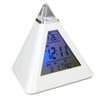 Accessotech 7 LED Pyramid Colour Changing Digital Clock with Date