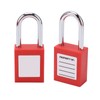 Oil Gas Valve Lockout Device with Safety Padlock Keys for