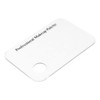 HUSHUI Clear Acrylic Makeup Mixing Palette with Stainless Steel Spatula