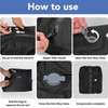 Generic Vacuum Bags for Travel, 17L Reusable Vacuum Compression Bag